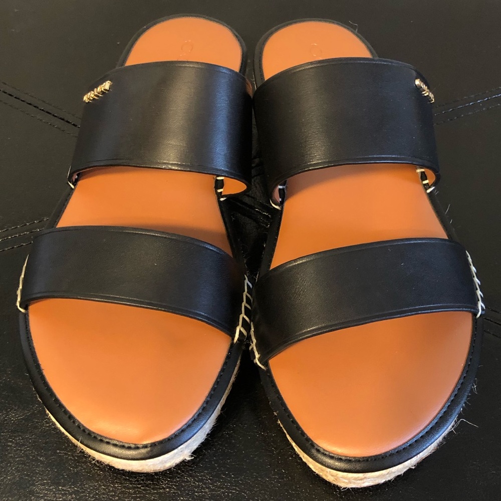 NWT COACH FRANCA ESPADRILLE IN BLACK